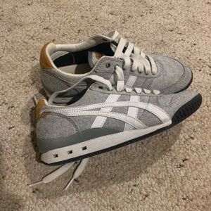 Onitsuka Tiger by Asics Gray and White Sneakers